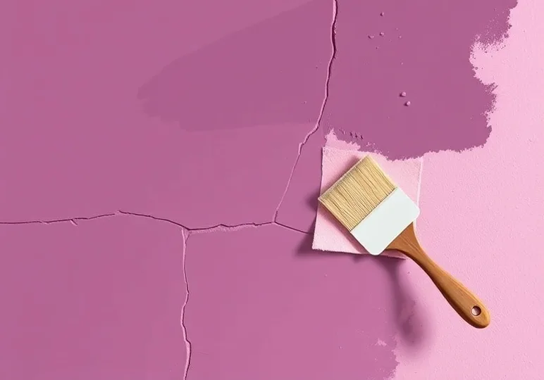 Ponçage et rebouchage des fissures avant mise en peinture